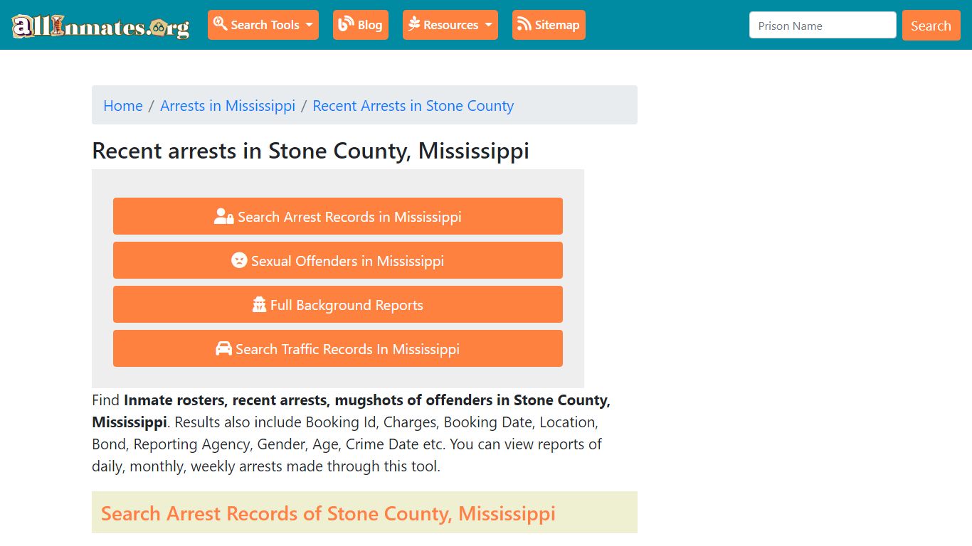 Recent arrests in Stone County, Mississippi | Mugshots, Rosters ...